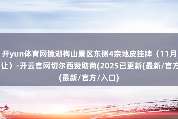 开yun体育网镜湖梅山景区东侧4宗地皮挂牌（11月28日出让）-开云官网切尔西赞助商(2025已更新(最新/官方/入口)